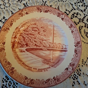 Assiette souvenir Fleurs de cerisier Washington DC