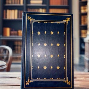 Trinity by Leon Uris ~ Vintage Book ~ Leatherette Binding w/ Gold Trim