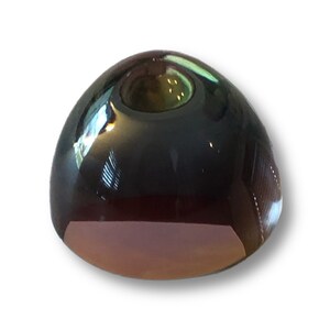 Glass Half Egg Shaped Paperweight