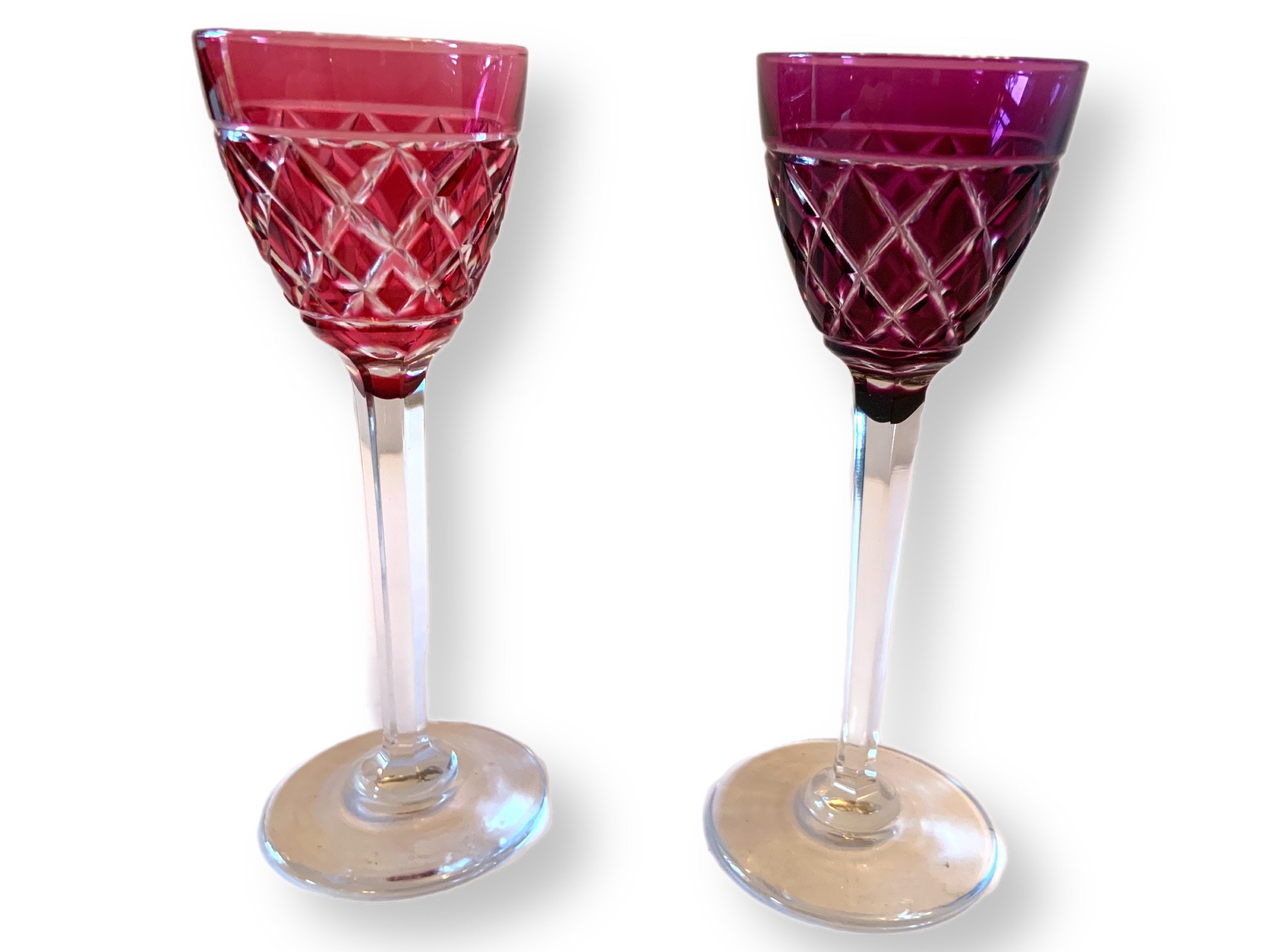 Cordial Glasses Gevaert Carlton by Val St Lambert? - Etsy