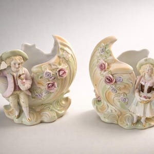 Chicago Worlds Fair Planters from Wales ~ Welsh Pottery - 1933