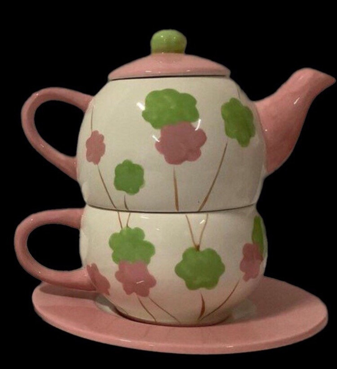 Teapot Tea Cup Teasetforone Etsy