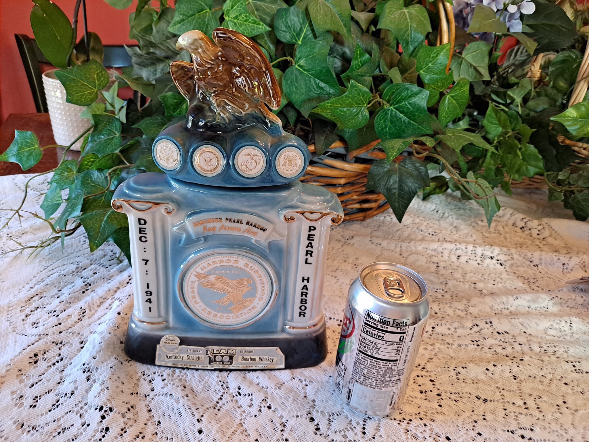 Jim Beam Pearl Harbor Commemorative Decanter Etsy