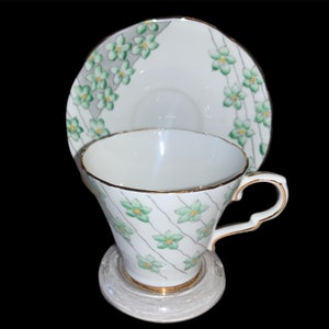 Gladstone Tea Cup & Saucer—Vintage—Unique