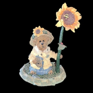 Boyds Bears Resin Figurine Blossum B. Berriweather 1999 Retired Limited Edition