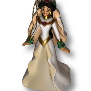 Disney Princess Jasmine Aladdin Ornament Disney Christmas w/ Box 1997