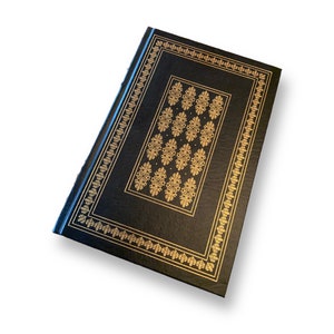 The Decameron Franklin Library Leatherbound Book w/ Gold Leaf Vintage