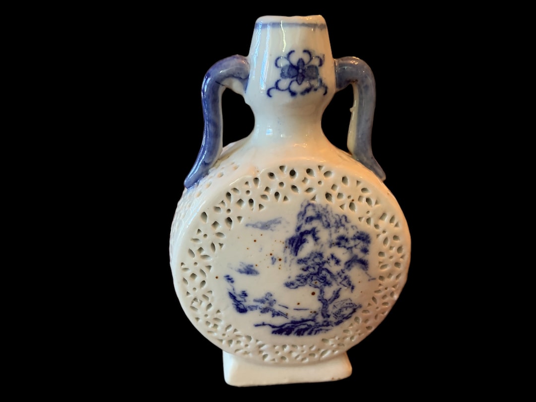 チュニジア 陶器 チュニジア SLAMA陶器 手描き平皿 24cm 手描き花模様