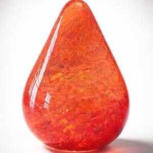 Handgefertigte Muranoglas-Skulptur: Murano-inspiriertes Briefbeschwerer-Kunstwerk