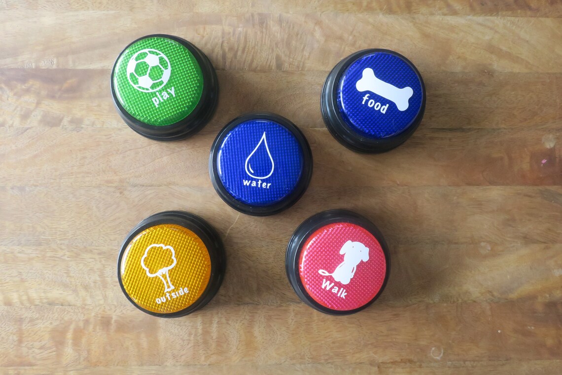 Decals for Recordable Dog Buttons decals Only Etsy