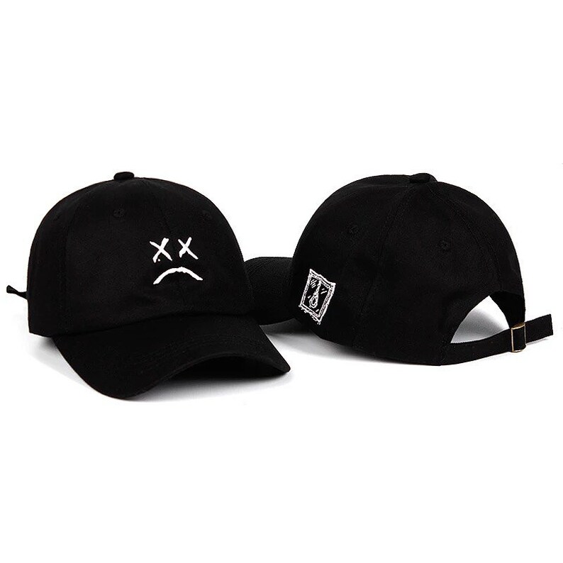 Sad face cap