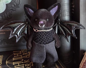 Custom Sylvanian Families Goth Bat Critter