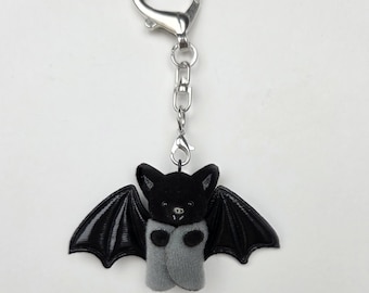 Custom Sylvanian Families Baby Bat Keychain