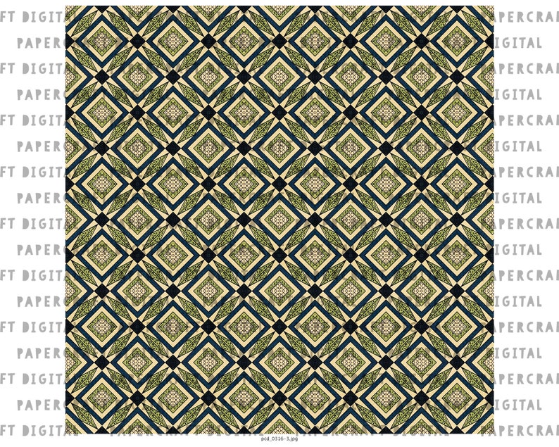 Vintage Scrapbook Printable Paper Old Antique Italian Pattern Seamless ...