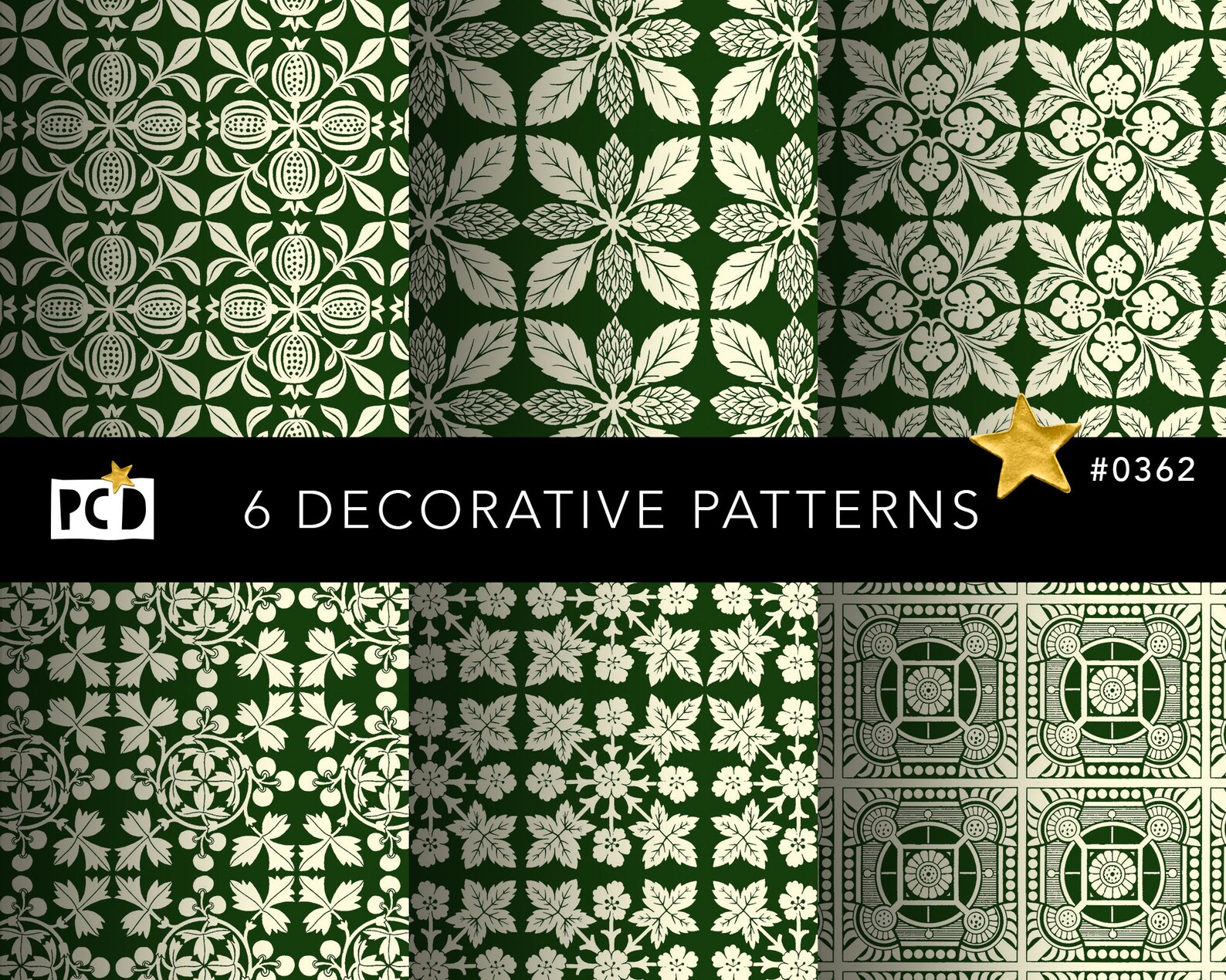 Vintage Bookbinding End Paper Patterns Old Ornamental Etsy