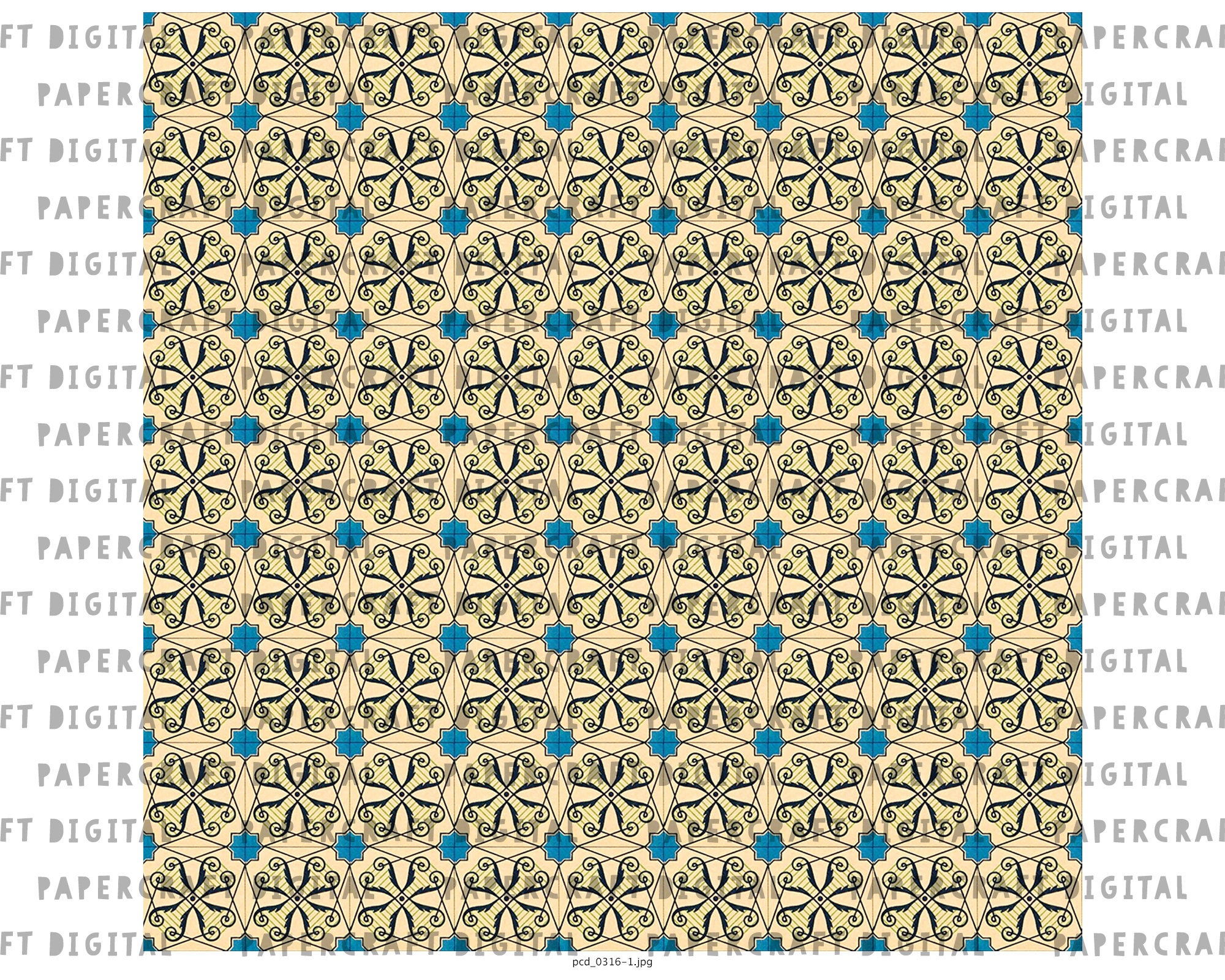 Vintage Scrapbook Printable Paper Old Antique Italian Pattern Seamless ...