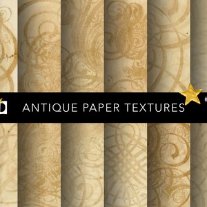Old Stained Scrapbook Printable Paper | Vintage Grunge Background Texture