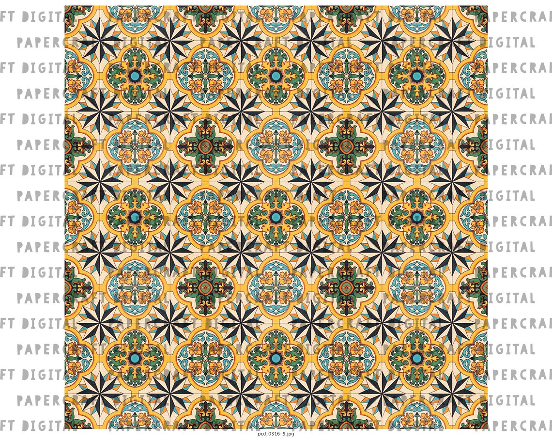 Vintage Scrapbook Printable Paper Old Antique Italian | Etsy