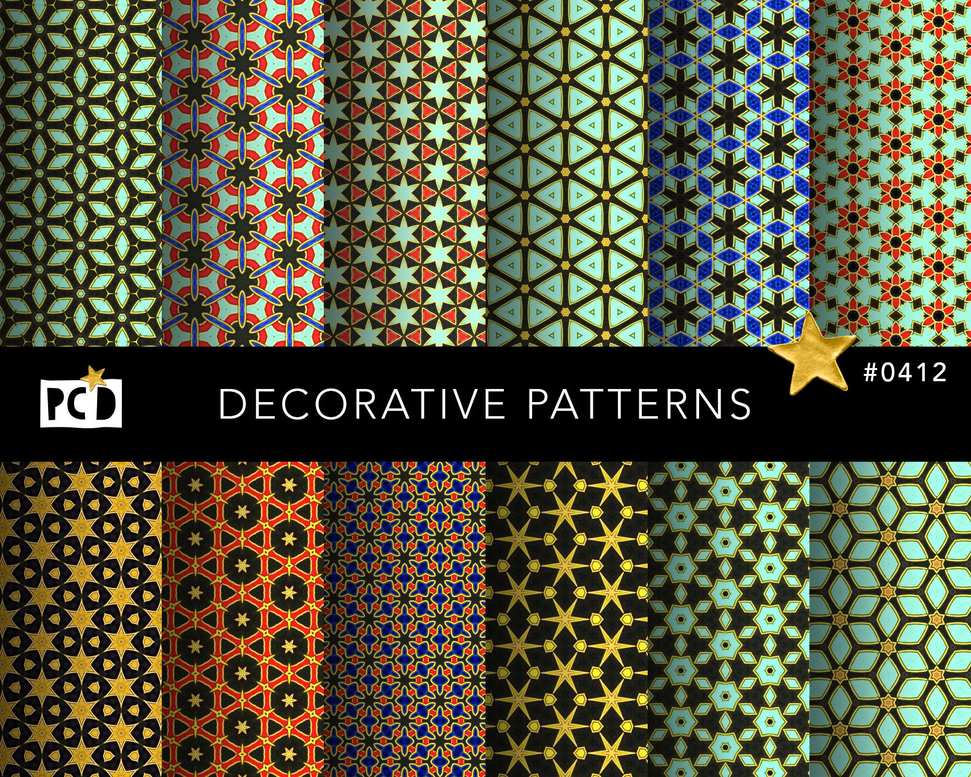 Printable Scrapbooking Patterned Papers | Decorative Journaling Digital ...