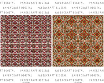 Old English Patterns | Antique Printable Digital Christmas