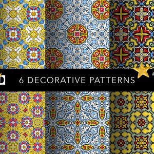 Vintage Scrapbook Printable Paper | Old Medieval Pattern | Decorative Design | Digital Paper Pack