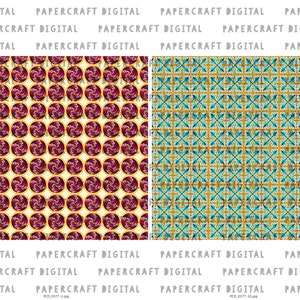Medieval Printable Paper Patterns Old Middle Ages Seamless Decorative ...