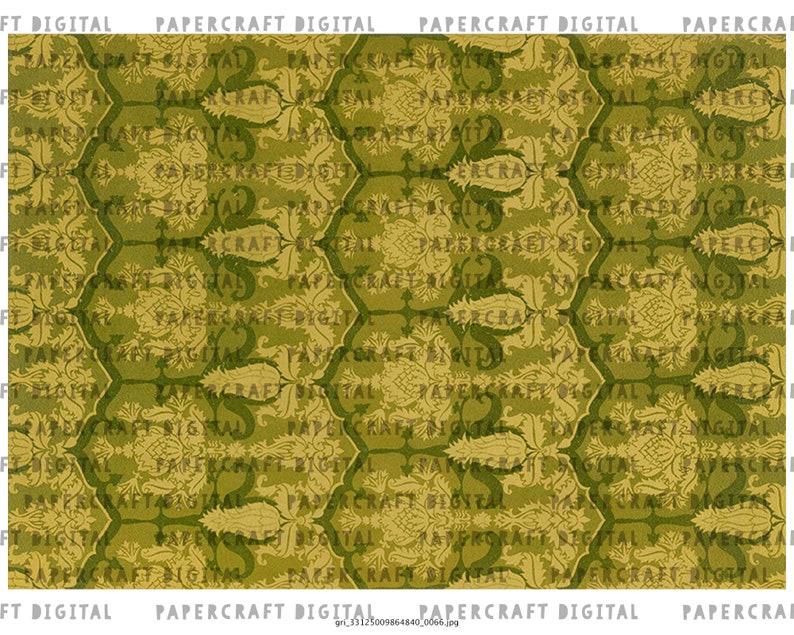 Vintage Scrapbook Printable Paper Old Italian Pattern Seamless ...