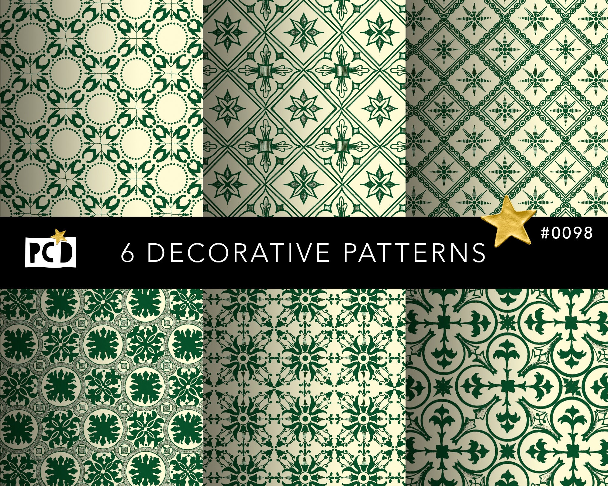Vintage Scrapbook Printable Paper Old Antique Italian Pattern Seamless ...