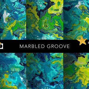 Modern Scrapbook Printable Paper | Marbled Pattern | Seamless Decorative Endpaper Design | Digital Patterned Paper Pack