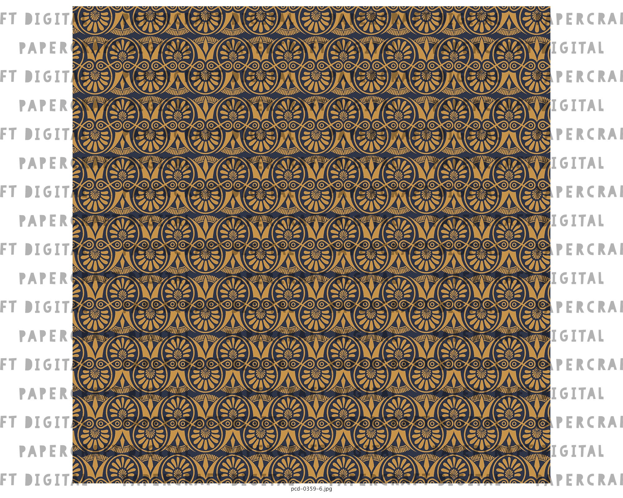 Ancient Greek Patterns Printable Paper | Vintage Scrapbook Decorative ...