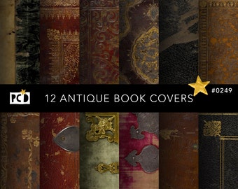 Old Vintage Book Covers | Antique Grunge Journal Cover