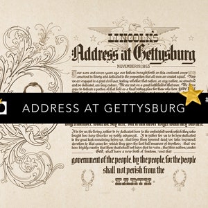 Gettysburg Address by Abraham Lincoln