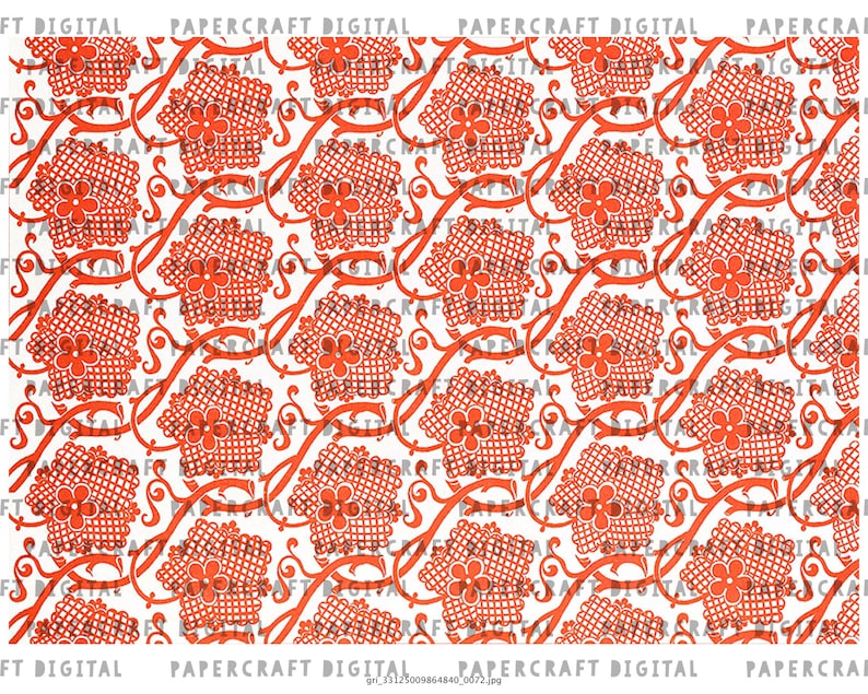Vintage Scrapbook Printable Paper Old Italian Pattern Seamless ...