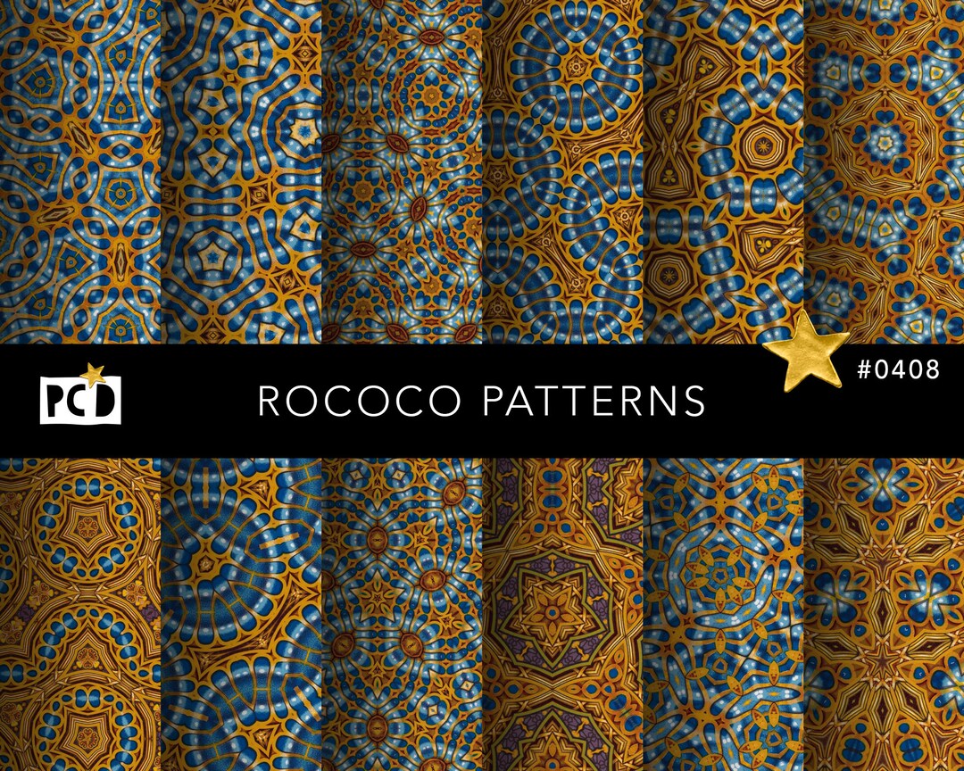 Modern Ornate Scrapbook Printable Paper Pattern | Decorative Design ...
