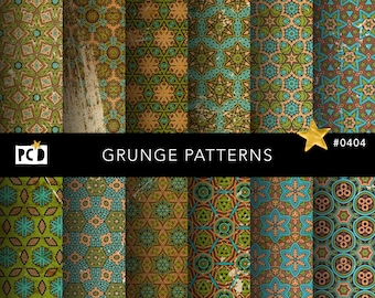 Old Grunge Paper | Distressed Texture | Digital Scrapbook Pattern Pack