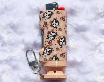 Bone Yard - Bee Blazin' Lighter Sleeve - Hemp Wick Lighter w/ Pokie - Lighter Sleeve - BIC Lighter Not Included