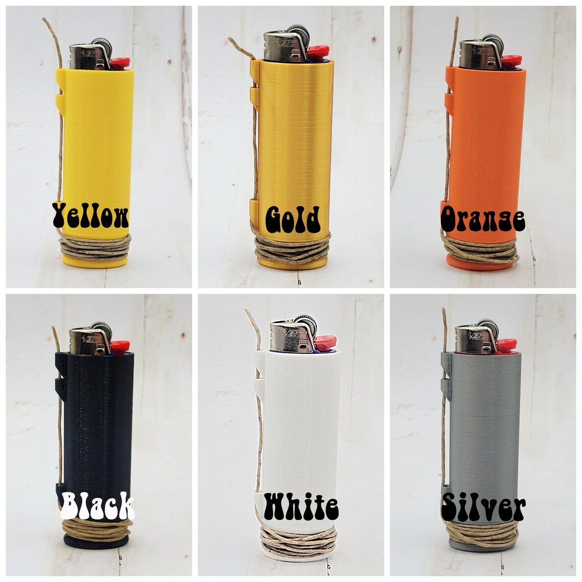 Mushroom Hemp Wick Lighter Dispenser Hemp Wick Case Etsy