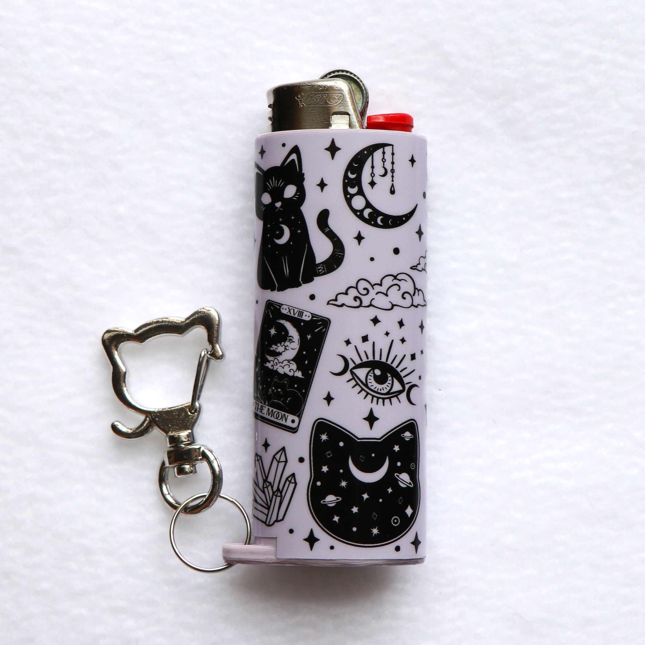 Serpent Lighter Holder Keychain