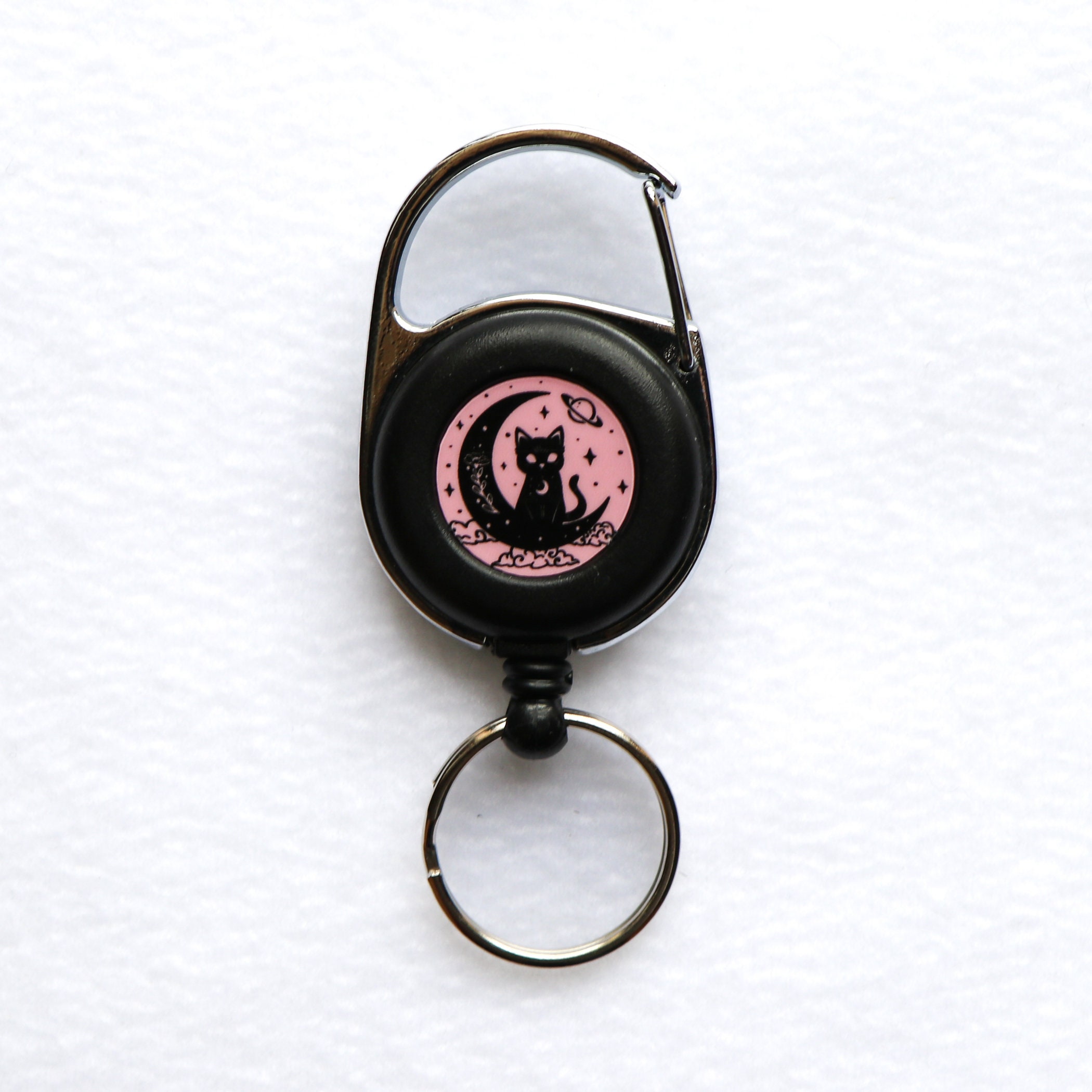 Manfiter Retractable Key Chain for Man Woman Key Ring Chain with