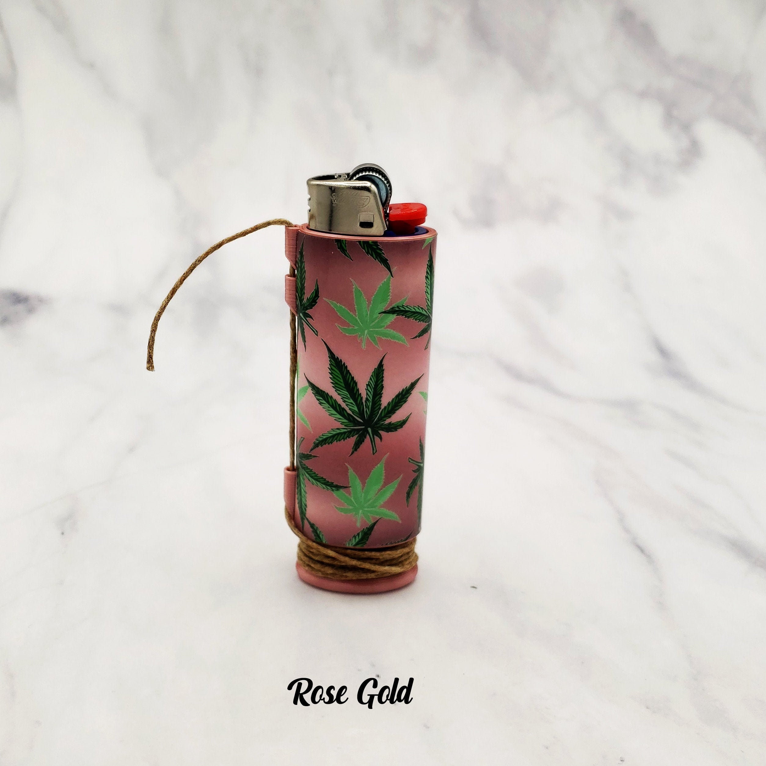 Cannabis Hemp Wick Lighter Case Hemp Wick Lighter Dispenser Etsy