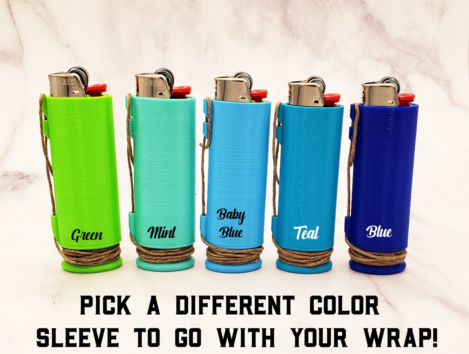 Hippie Hemp Wick Lighter Sleeve Hemp Wick Lighter Dispenser | Etsy