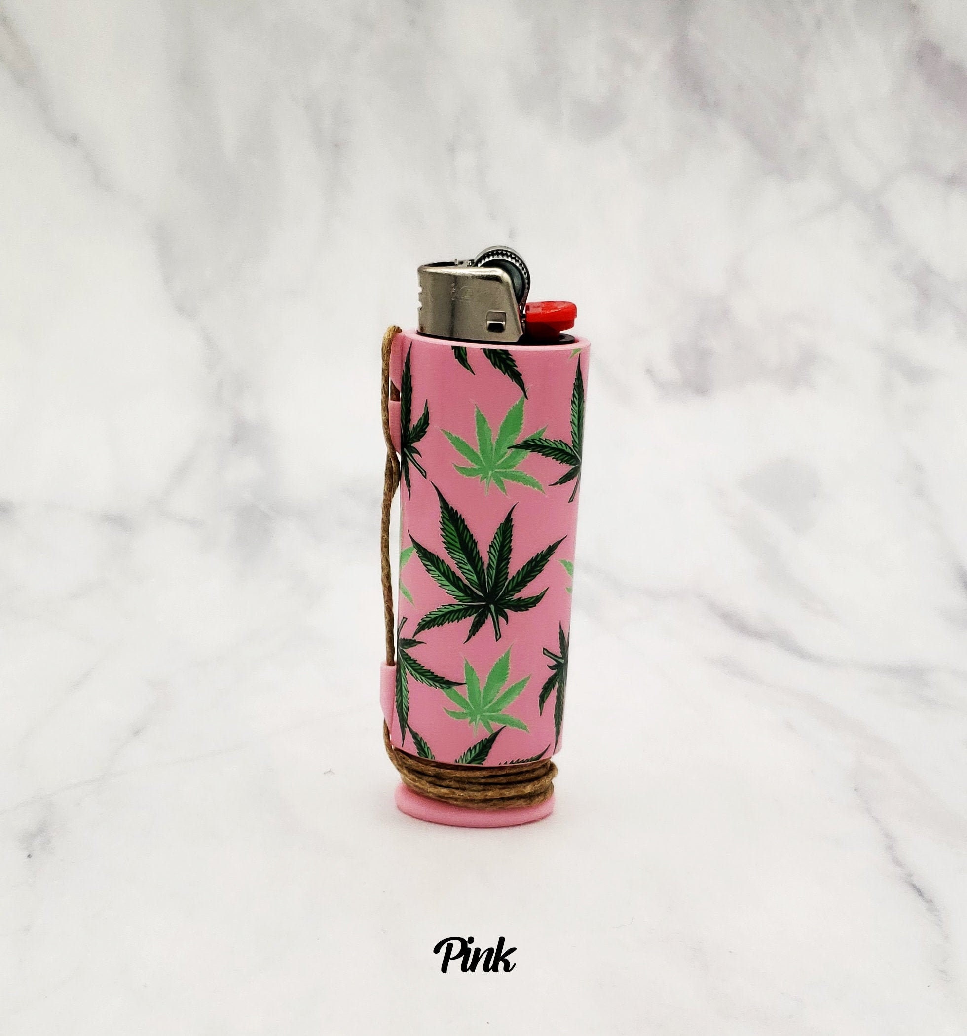 Cannabis Hemp Wick Lighter Case Hemp Wick Lighter Dispenser Etsy