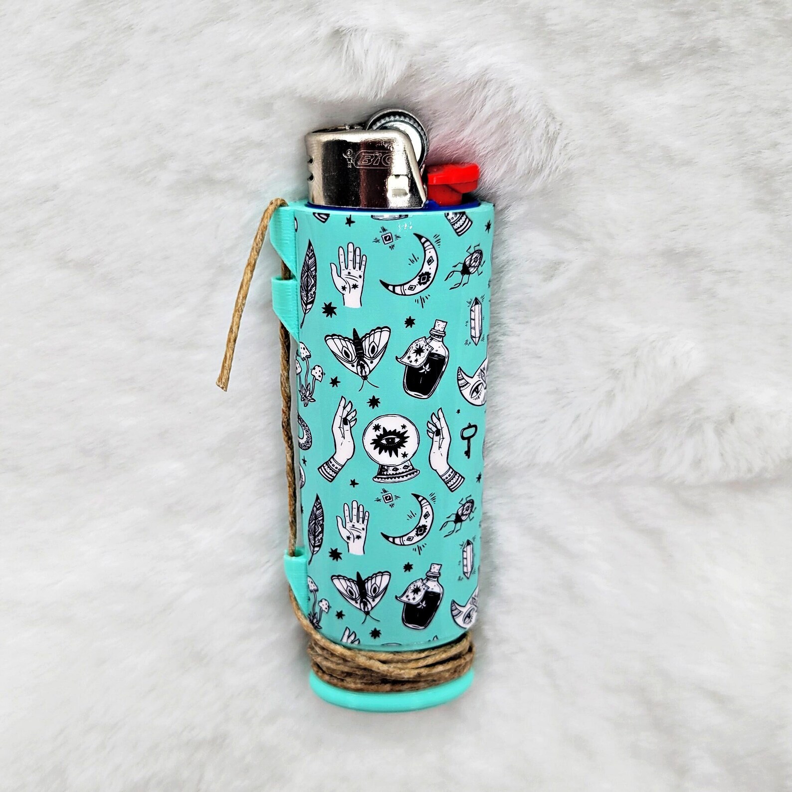 Witchy Vibes Hemp Wick Lighter Dispenser Hemp Wick Lighter | Etsy