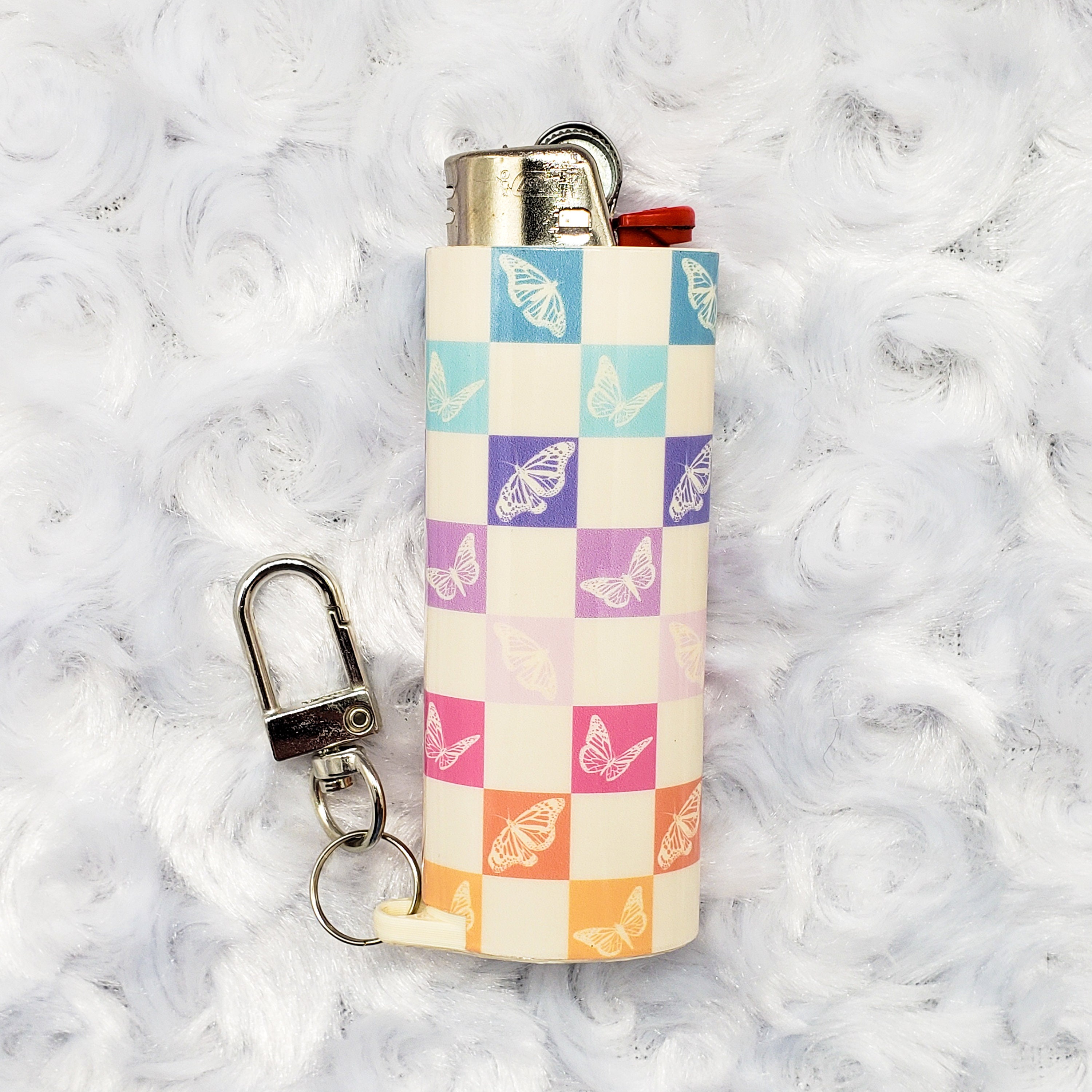 butterfly Lighter Case Holder Sleeve Cover Fits Bic Lighters handmade  lighter cover