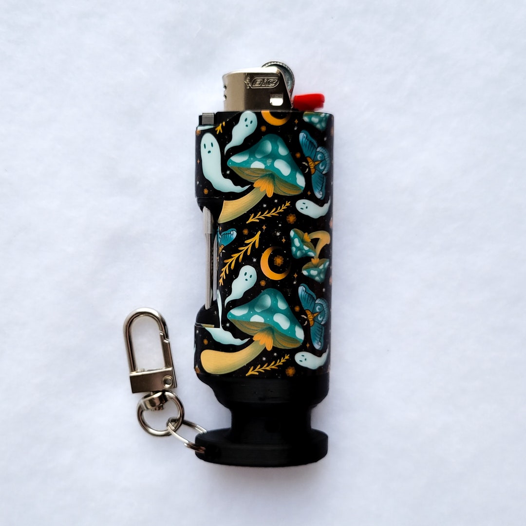 Ghost Trip - Bee Blazin&#39; Lighter Sleeve - Hemp Wick Lighter - Poker - Bee Blazin&#39; Lighter Sleeve - BIC Lighter Not Included