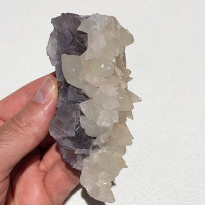 Fluorite and Calcite Crystal Specimen