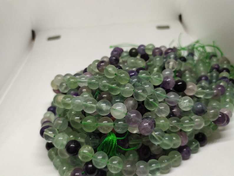 Gemstone Beads AAA Quality Multi Flouride Beads Natural Gemstone Handmade Beads Handmade Multi Color Stone