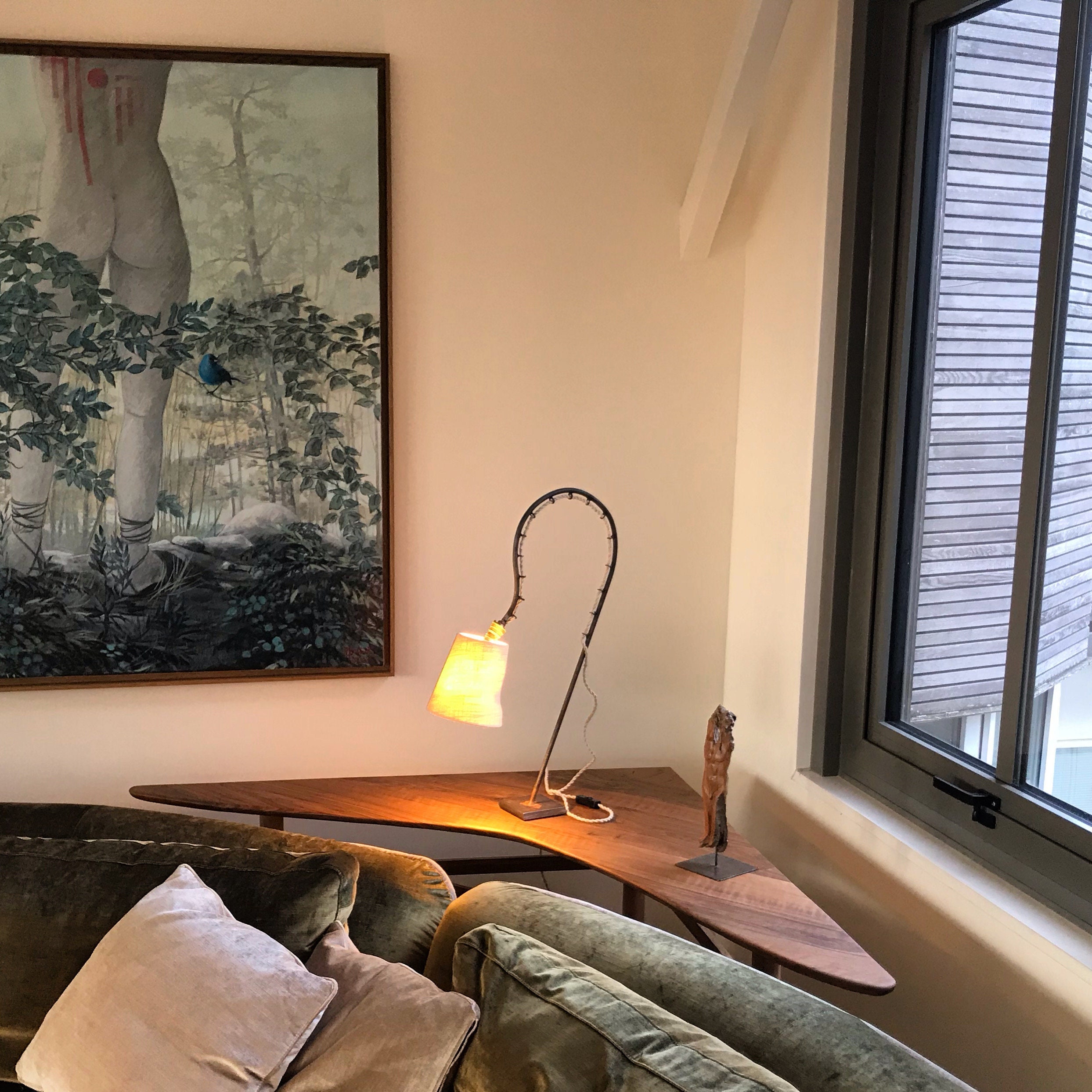 Table D'angle, D'angle Triangulaire, Appartement, Canapé Sur Mesure