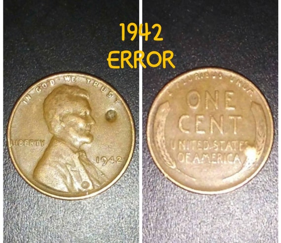 1942 Wheat Penny Lincoln Pennies Rare Pennies