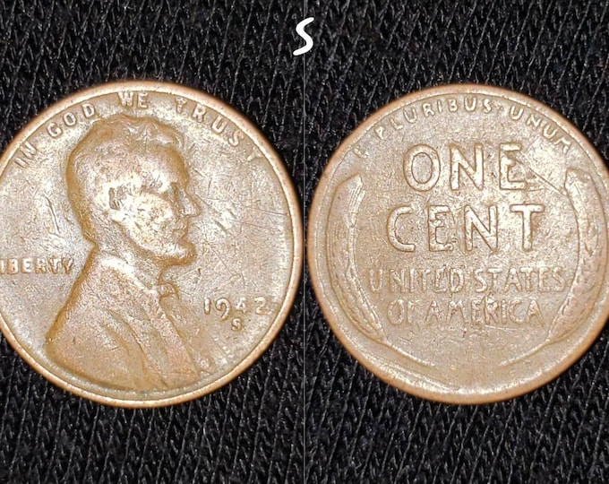 1942 S Wheat Penny Lincoln Wheat Penny Lincoln Pennies Rare Pennies